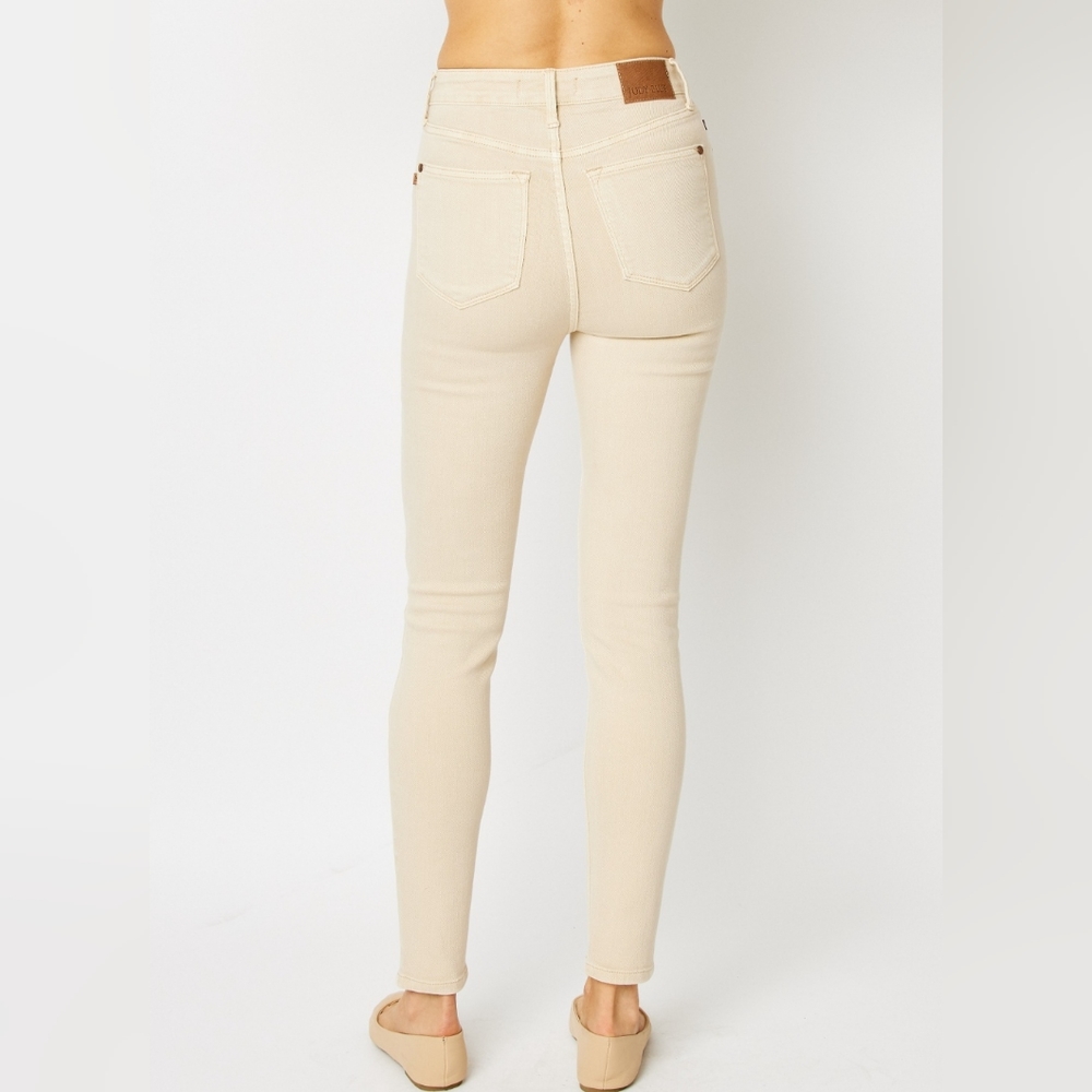 Judy Blue Tummy Control High-Rise Waist Denim Skinny Jean Slim Pants Plus Size - Picture 16 of 16